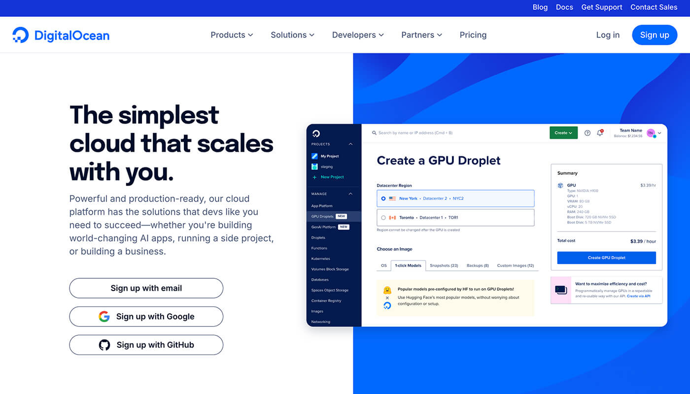 DigitalOcean 主机推荐